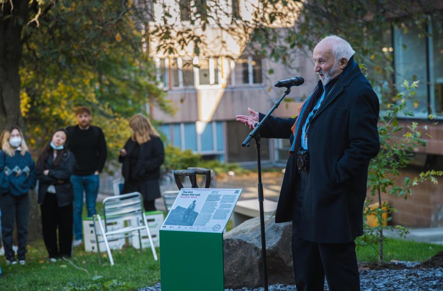 SGA50 Beuys oak planting ceremony, Edinburgh College of Art, 15 October 2021