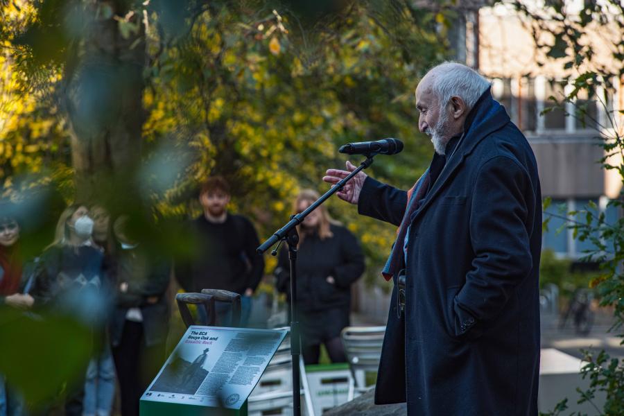 SGA50 Beuys oak planting ceremony, Edinburgh College of Art, 15 October 2021