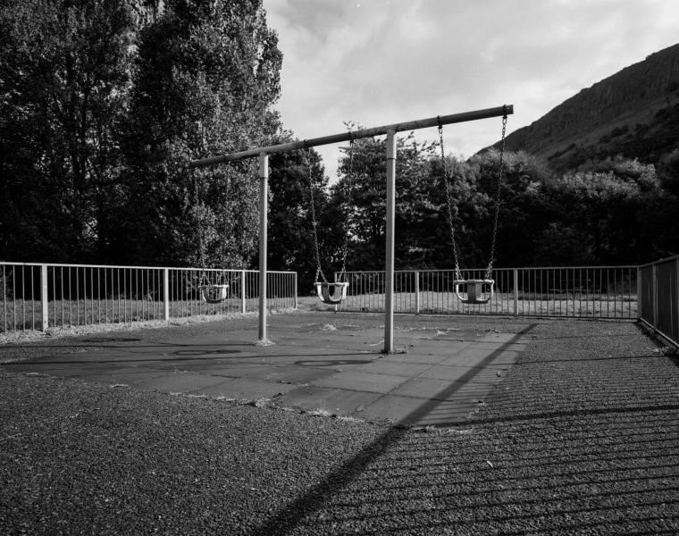 childs playpark swings