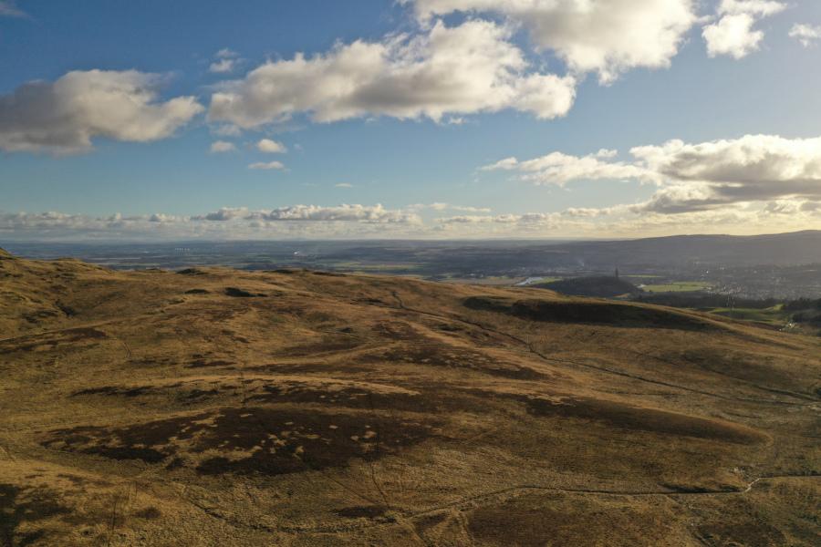 aerial view of the drumbrae estate