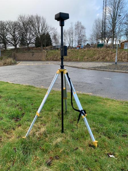 The DRTK 2 mobile base station assembled