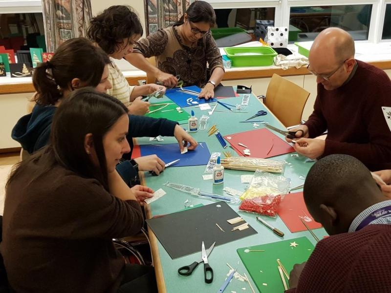 Nepalese straw art workshop