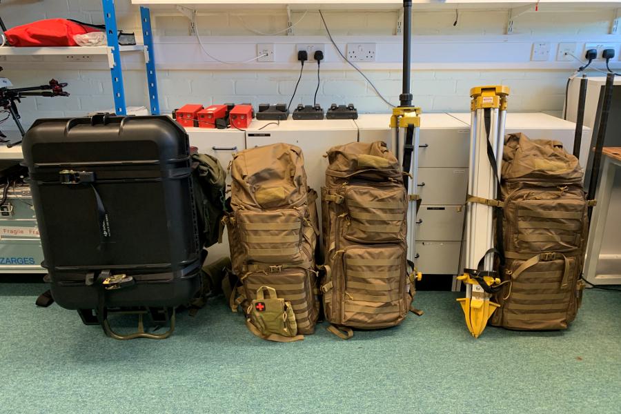 Image of the M300 carrying system packs