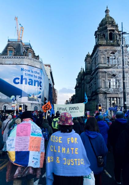 climate demonstration Glasgow